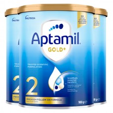 【澳洲直邮】Nutricia爱他美 Aptamil 金装 2段奶粉 3桶/6桶 新旧包装随机发
